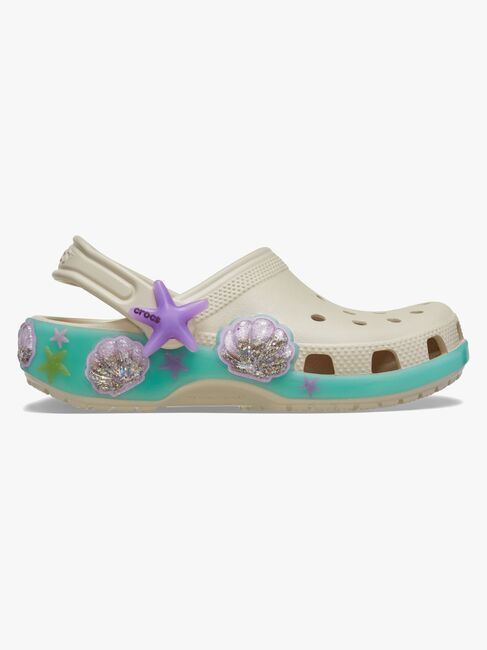 Crocs Classic Sea Sparkle Pistokkaat, Frappe