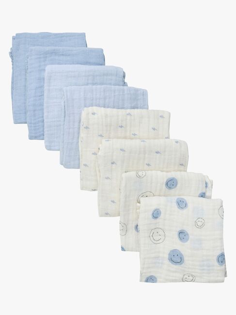 Peppi Musliiniviltti 8-pack, Celestial Blue