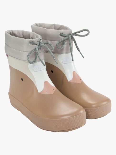 Viking Alv Paw Print Barefoot Kumisaappaat, Beige