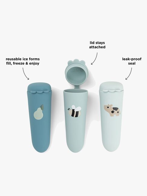 Done By Deer Dotti Jäätelömuotti Silikoni 3-pack, Blue