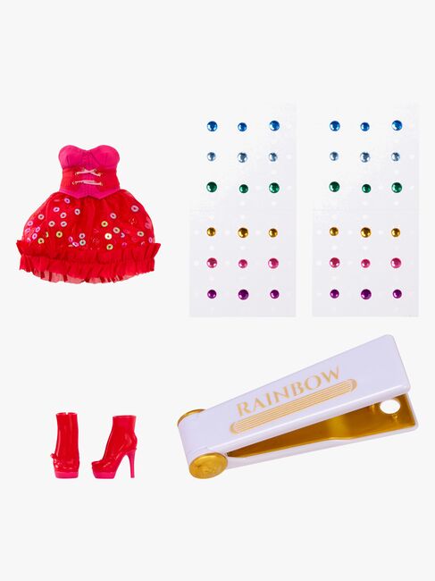 Rainbow High Be Dazzling Vivienne Rouge Muotinukke Vivienne Rouge, Punainen