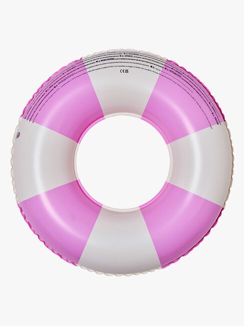 SUNNYLiFE Mini Uimarengas, Pool Party Magenta Stripe