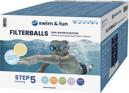 Swim & Fun Uima-altaan Suodatinpallot 700 g