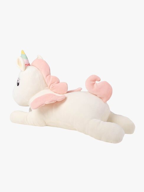 Teddykompaniet Pehmolelu Makaava Yksisarvinen 52 cm, Valkoinen