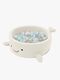 MeowBaby Boucle Whale Pallomeri, Cheesecake Cream Beige