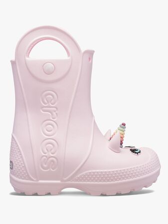 Crocs Handle It Unicorn Kumisaappaat, Pink Milk