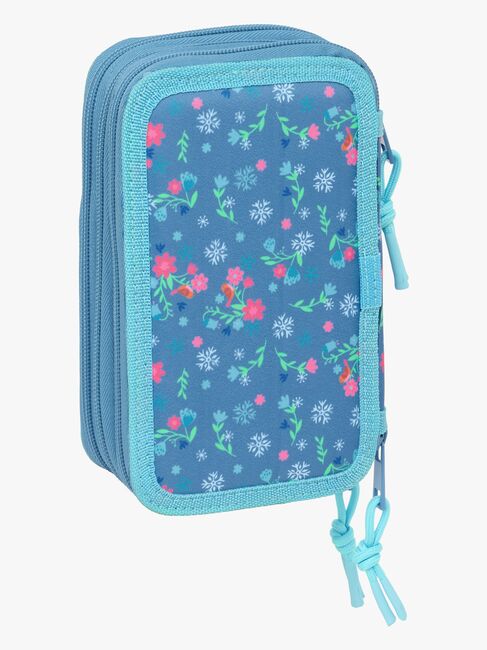 Disney Frozen  Täytetty Kolmilokeroinen Penaali 37 Osaa, Sininen