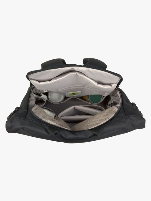 Lässig Outdoor Hoitolaukku Reppu + Roll-top-avaus, Black