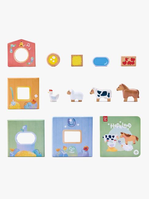 Hape Satukirja + Leikkisetti The Happy Stables