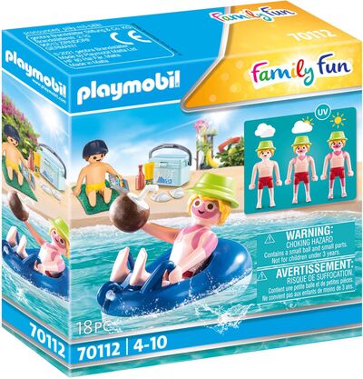 Playmobil 70112 Family Fun Kylpijä ja Uimarengas