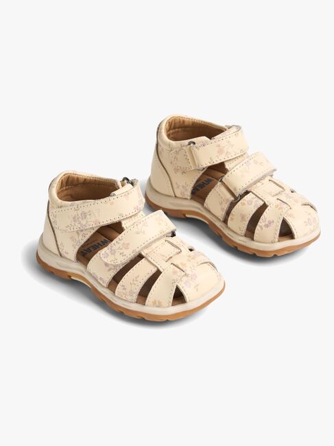 Wheat Frei Sandaalit, Apricot Flowers