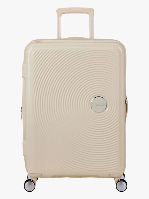American Tourister Soundbox Spinner Matkalaukku 71,5-81L, Coconut Sand