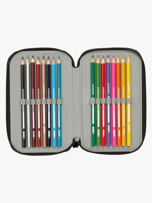 Kappa  Täytetty Kolmilokeroinen Penaali 37 Osaa, Harmaa