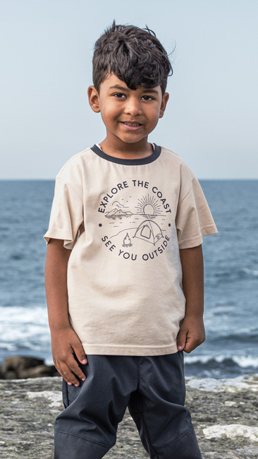 Didriksons Mynta T-paita, Sand Beige