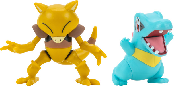 Pokémon Battle Figure Pack Totodile & Abra New (Solid) Toimintahahmo