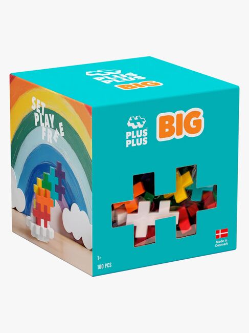 Plus-Plus BIG Rakennussarja Rainbow Mix 100 Kpl