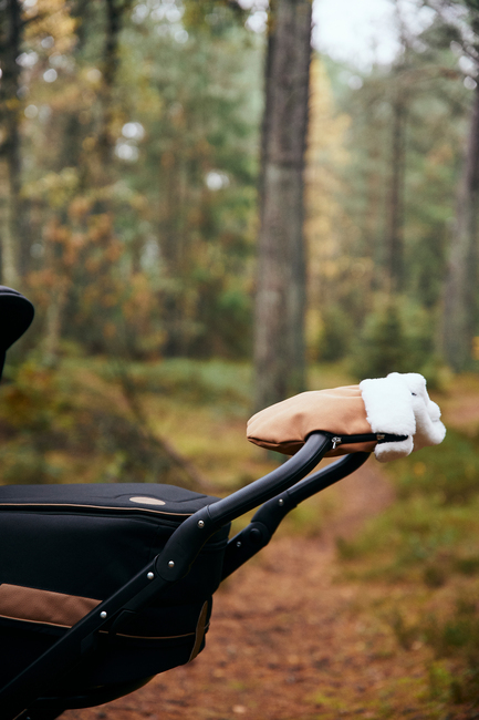 KONG.WALTHER Østerbro Faux Suede Vaunurukkaset, Brown