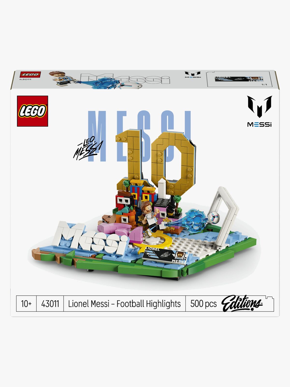 LEGO Editions Football 43011 Lionel Messi – jalkapallon tähtihetket