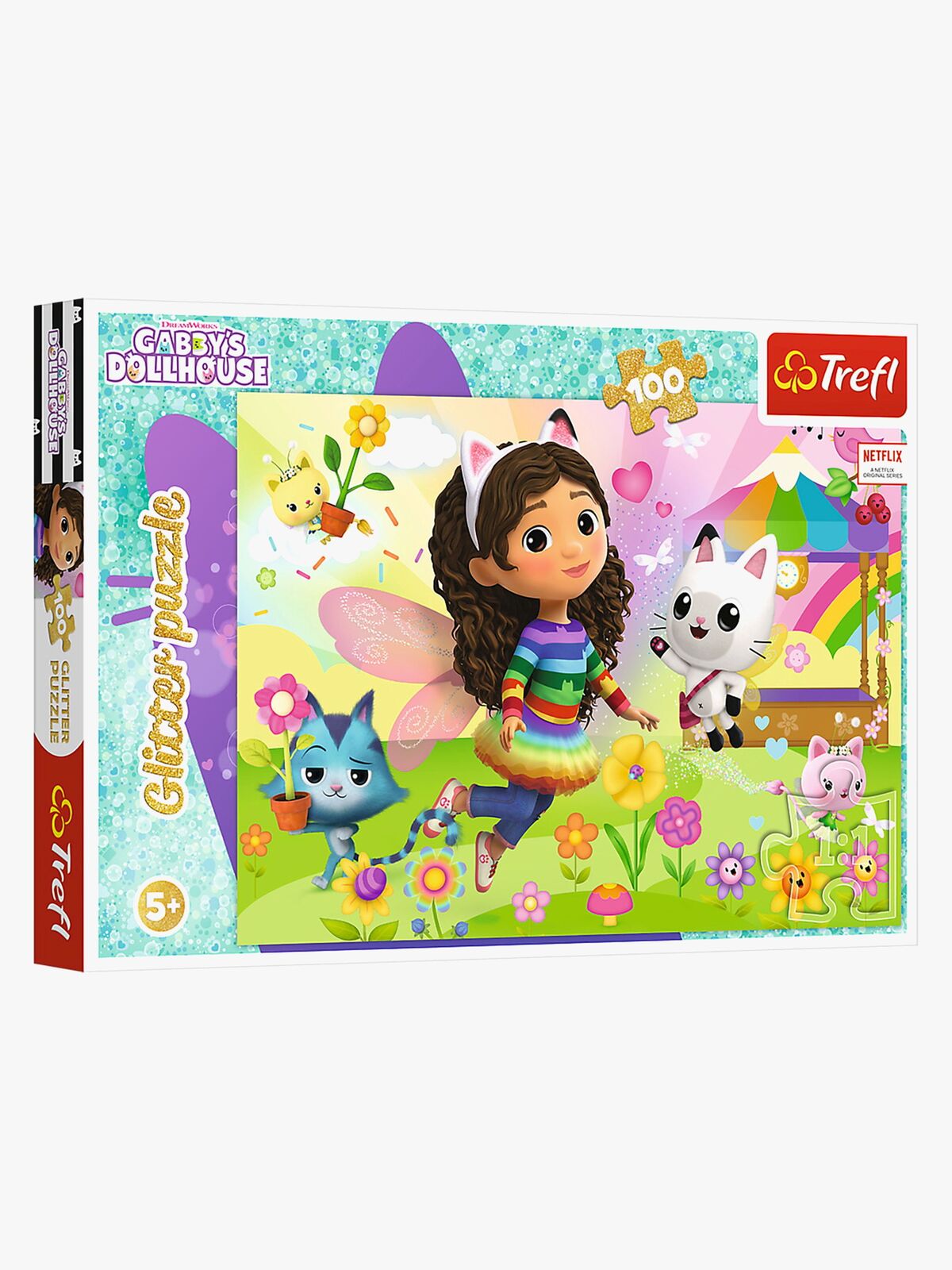 Trefl Gabbys Dollhouse Glitter Palapeli 100