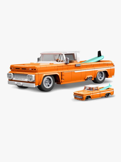 Mattel Brick Shop Hot Wheels Elite Series Brick Shop Hot Wheels Työmaasetti Custom ’62 Chevy Pickup 858 Osaa