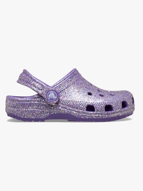 Crocs Classic Fantasy Glitter Kids Pistokkaat, Violetti