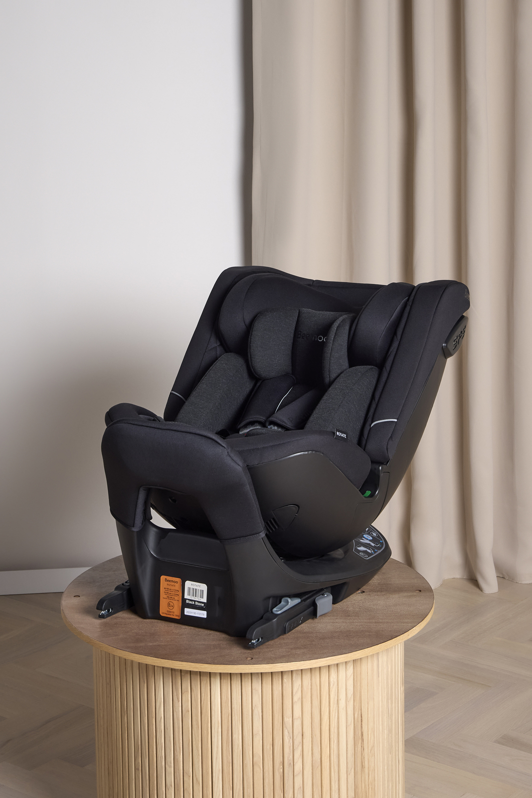 Beemoo Rotate i-Size Turvaistuin, Black Stone