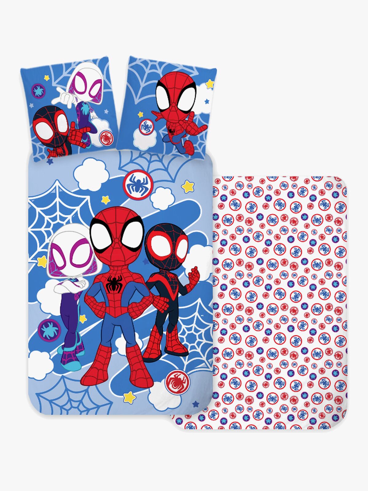 Spidey And His Amazing Friends Pussilakanasetti 140x200, Sininen