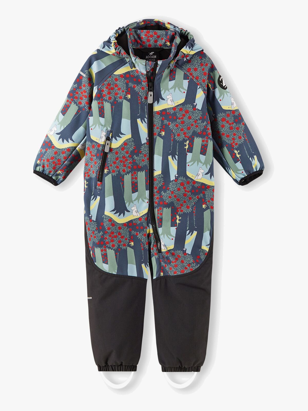 Reima Moomin Mjosa Softshell-haalari, Soft Black