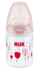 NUK First Choice+ 150 ml Tuttipullo, Vaaleanpunainen