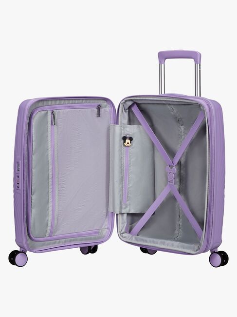American Tourister Mickey Magic Spinner Matkalaukku 37-44L, Soft Lilac