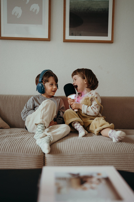 Kidywolf KIDYMIC Karaokemikrofoni All-in-One, Sininen