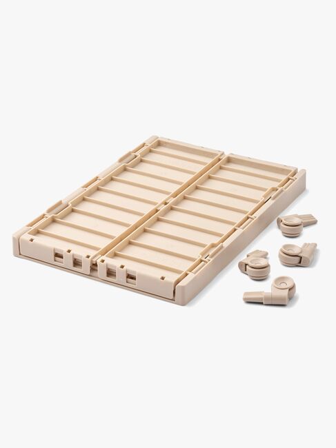 LIEWOOD Weston Säilytyslaatikko + Pyörät L, Sandy