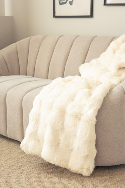 KMCarpets Bubble Viltti 130x170, Kermanvalkoinen