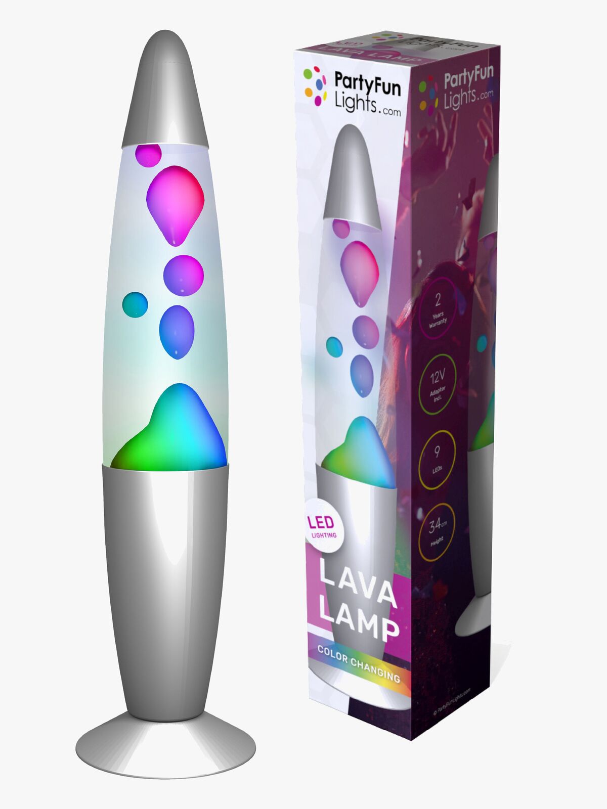 PartyFunLights Laavalamppu LED