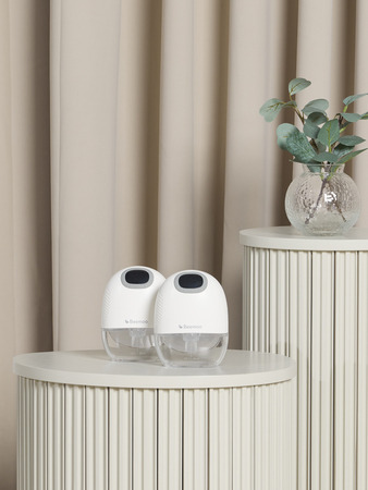 Beemoo CARE Wearable Slim Sähkökäyttöinen Rintapumppu Double, White