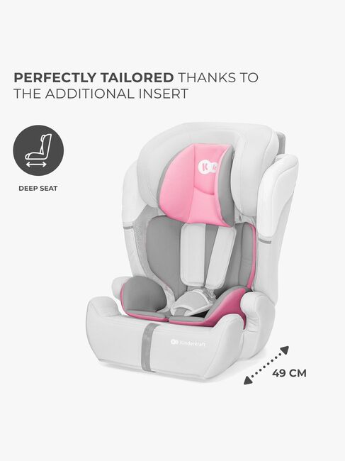Kinderkraft COMFORT UP i-Size Turvaistuin, Pink