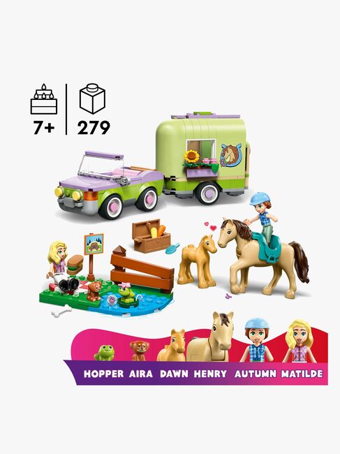 LEGO Friends 42695 Hevosen ja varsan kuljetusvaunu