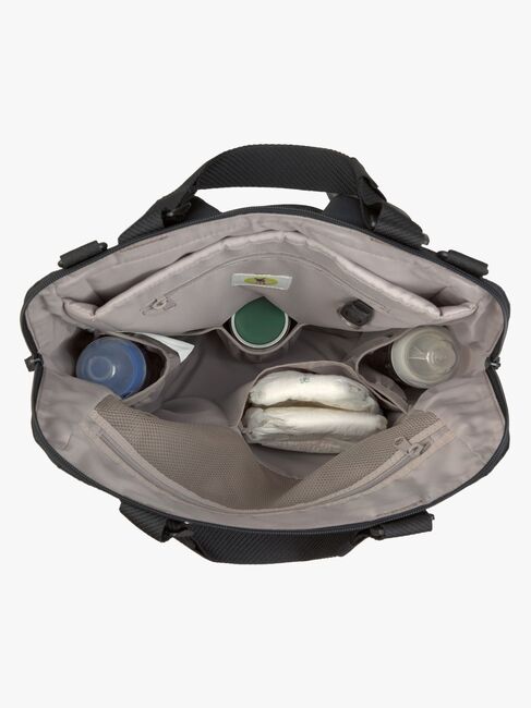 Lässig Conversion Hoitolaukku Reppu, Black