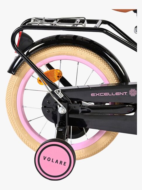 Volare  Polkupyörä + Kori 14'', Musta