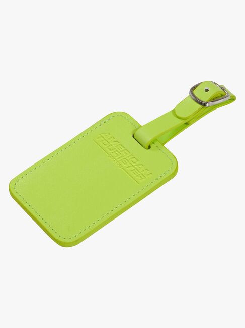 American Tourister Matkalaukun Nimilappu 2-pack, Light Lime