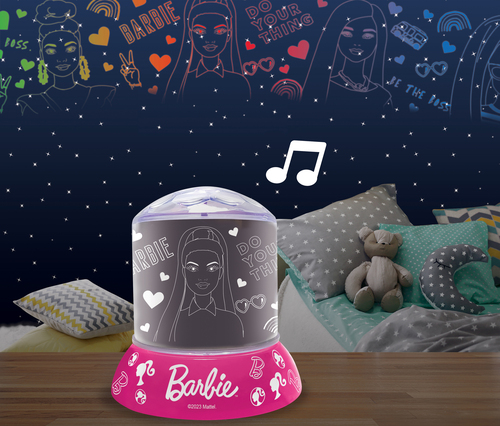 Barbie Yövalo + Valoprojektori & Kaiutin