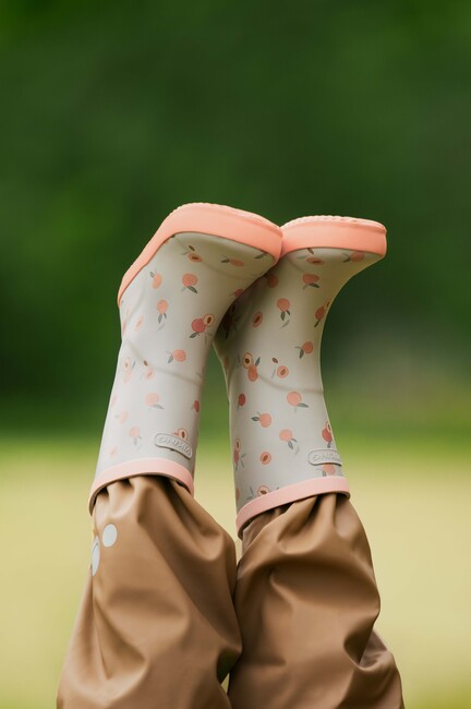 Viking X Kenza Kuviointi Kumisaappaat, Apricot/Sand