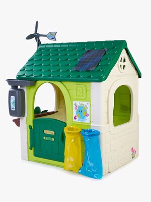FEBER Eco Leikkimökki, Vihreä/Valkoinen