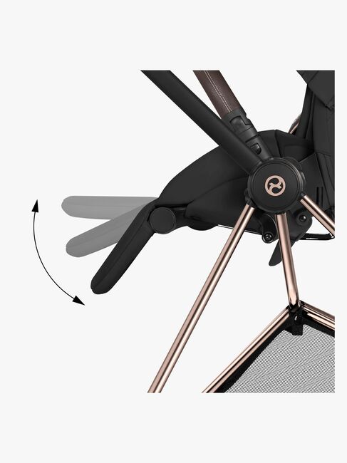 Cybex MIOS Comfort Yhdistelmävaunut, Matt Black/Sepia Black