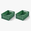 LIEWOOD Weston Säilytyslaatikot S 2-pack, Dusty Ivy