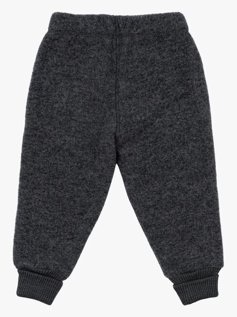 Mikk-Line Vauvan Fleecehousut Merinovilla, Anthracite Melange