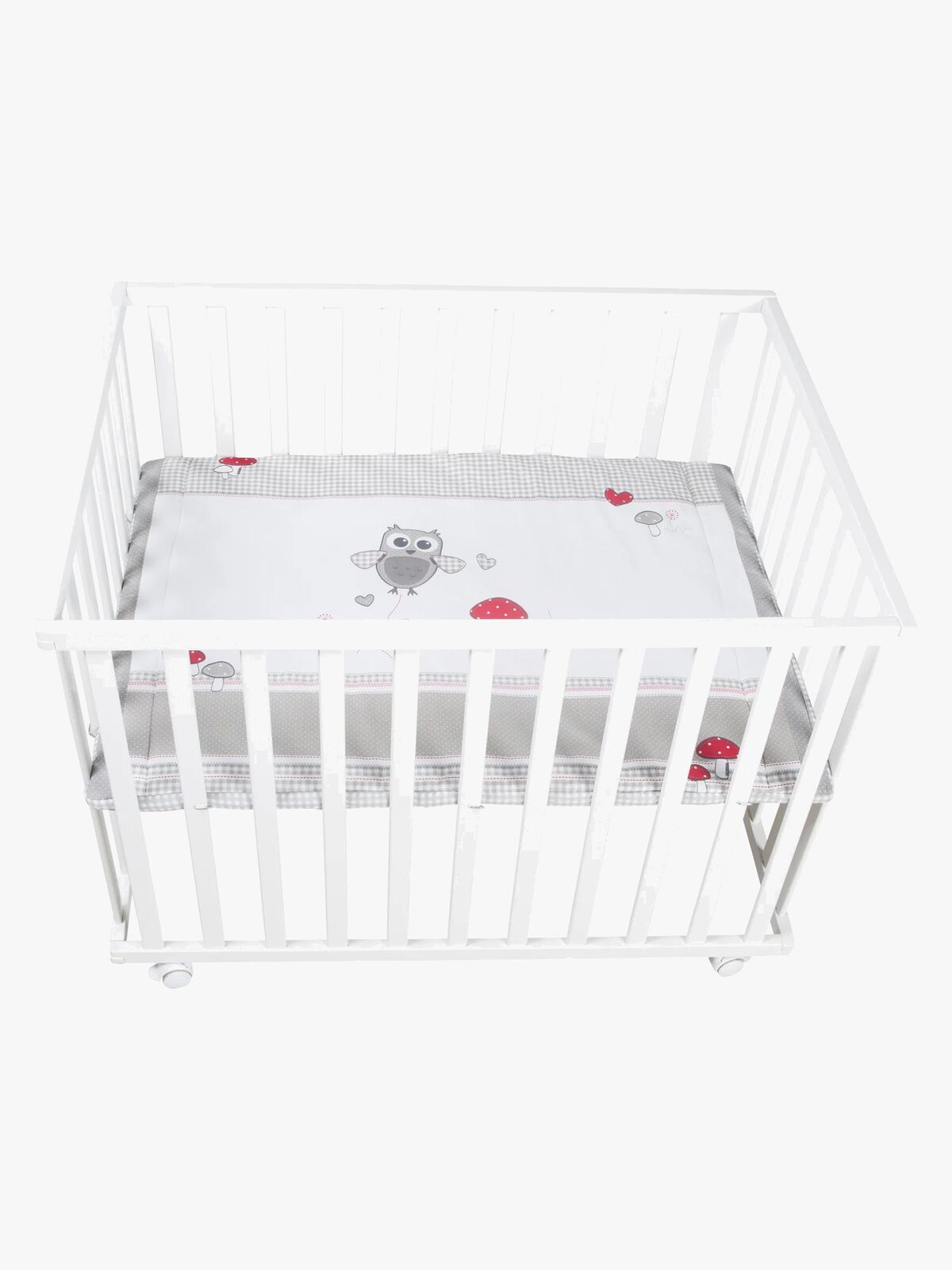 Roba Leikkikehä + Pyörät, Adam & Owl White