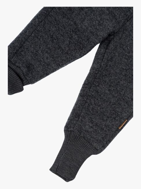 Mikk-Line Vauvan Fleecehousut Merinovilla, Anthracite Melange