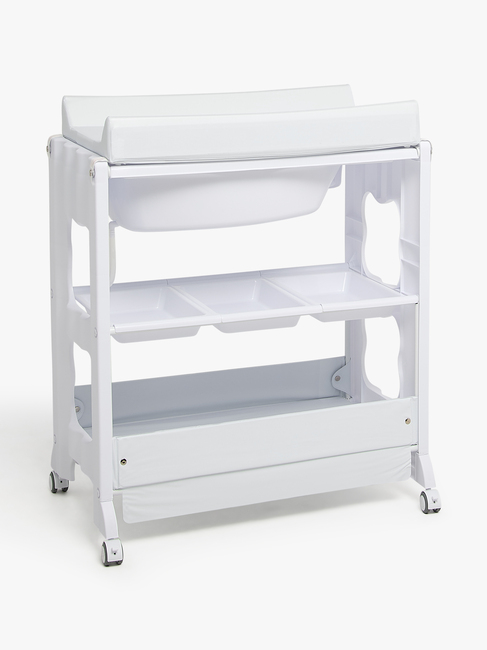 Moweo Hoitopöytä + Kylpyamme, Valkoinen