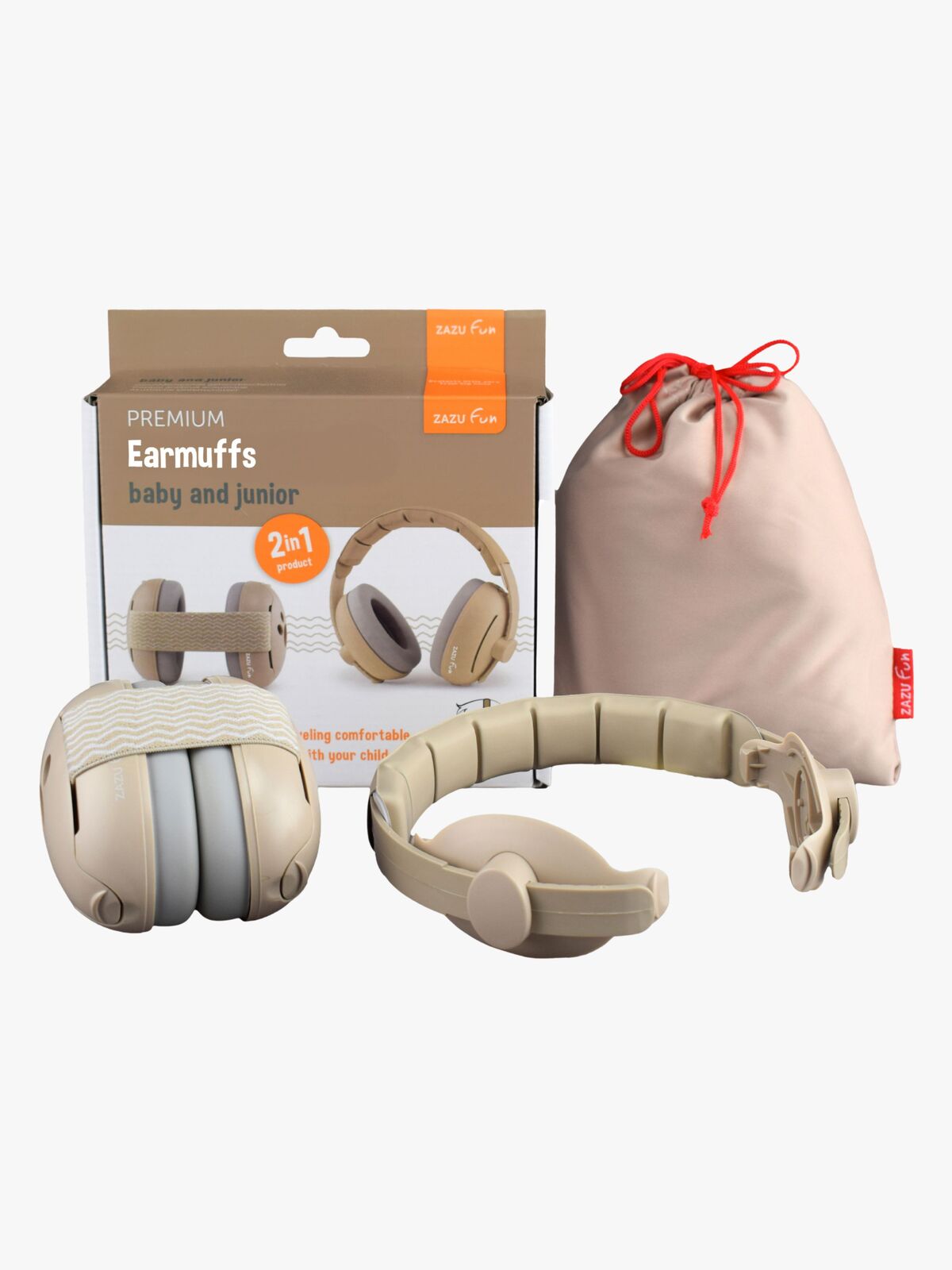 ZAZU Kuulosuojaimet, Jr Beige